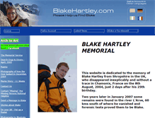 Tablet Screenshot of blakehartley.com